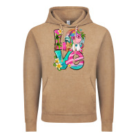 Vintage Coffee love summer unicorn Vintage Hoodie - texasbilliewilder