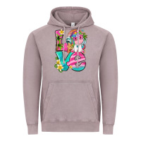 Vintage Zinc love summer unicorn Vintage Hoodie - texasbilliewilder