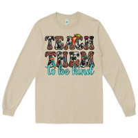 Mushroom teach them to be kind Long Sleeve Tee - JahusDesignShop
