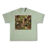 Oil Green camouflage mama Urban Heavy Tee - BarkalooDesign
