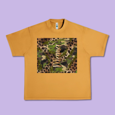 Camouflage Mama Urban Heavy Tee Designed By Barkaloodesign