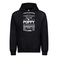 Black Super Cool Poppy Of A Freaking Awesome Granddaugh Urban Hoodie - Bettercallsaul