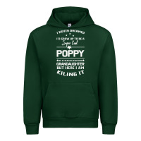 Forest Green Super Cool Poppy Of A Freaking Awesome Granddaugh Urban Hoodie - Bettercallsaul