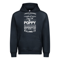Navy Super Cool Poppy Of A Freaking Awesome Granddaugh Urban Hoodie - Bettercallsaul