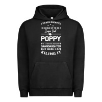 Pigment Black Super Cool Poppy Of A Freaking Awesome Granddaugh Urban Hoodie - Bettercallsaul