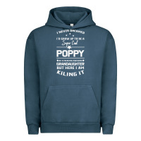 Pigment Midnight Navy Super Cool Poppy Of A Freaking Awesome Granddaugh Urban Hoodie - Bettercallsaul