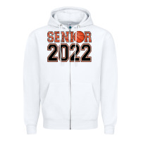 White senior basketball Zipper Hoodie - AdoDesignShop