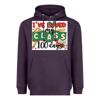 Plum i've loved my class 100 days Heavyweight Hoodie - MaliasSmallBusiness
