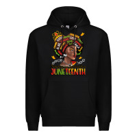 Black remembering my ancestors juneteenth Premium Hoodie - LillyAllenDesigns