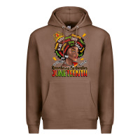 Chestnut remembering my ancestors juneteenth Premium Hoodie - LillyAllenDesigns