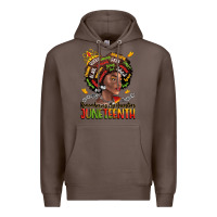 Coffee remembering my ancestors juneteenth Premium Hoodie - LillyAllenDesigns