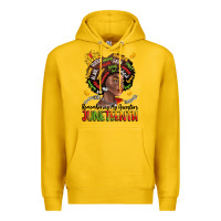 Lemon remembering my ancestors juneteenth Premium Hoodie - LillyAllenDesigns