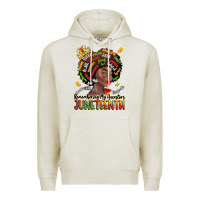 Oatmeal Heather remembering my ancestors juneteenth Premium Hoodie - LillyAllenDesigns