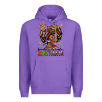 Purple remembering my ancestors juneteenth Premium Hoodie - LillyAllenDesigns