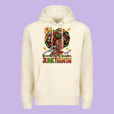 Remembering My Ancestors Juneteenth Premium Hoodie Designed By Lillyallendesigns