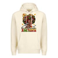 Sandshell remembering my ancestors juneteenth Premium Hoodie - LillyAllenDesigns