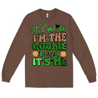 Chestnut it's me hi i'm the cookie dealer it's me girl scou Long Sleeve Tee - Artiststas