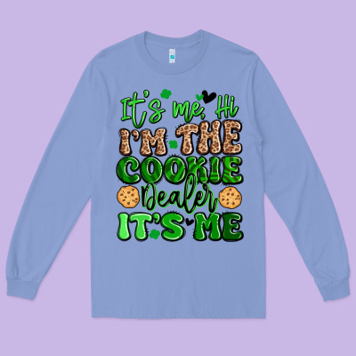 It's Me Hi I'm The Cookie Dealer It's Me Girl Scou Long Sleeve Tee Designed By Artiststas