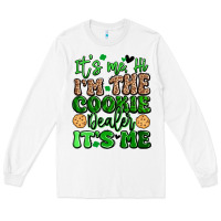 White it's me hi i'm the cookie dealer it's me girl scou Long Sleeve Tee - Artiststas