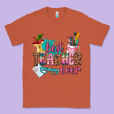 Best Teacher Ever Classic Tee Designed By Adodesignshop