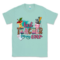 Seafoam best teacher ever Classic Tee - AdoDesignShop