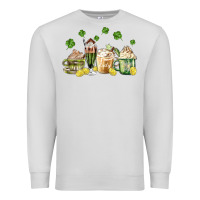 Dove Grey patricks day coffee Premium Sweatshirt - MaliasSmallBusiness
