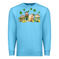 Ocean Blue patricks day coffee Premium Sweatshirt - MaliasSmallBusiness