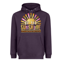 Plum be the sunshine Heavyweight Hoodie - MaliasSmallBusiness