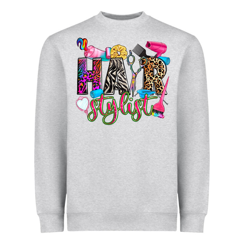 Hairstylist Heavyweight Sweatshirt by Zillion Design Studio | Teevron