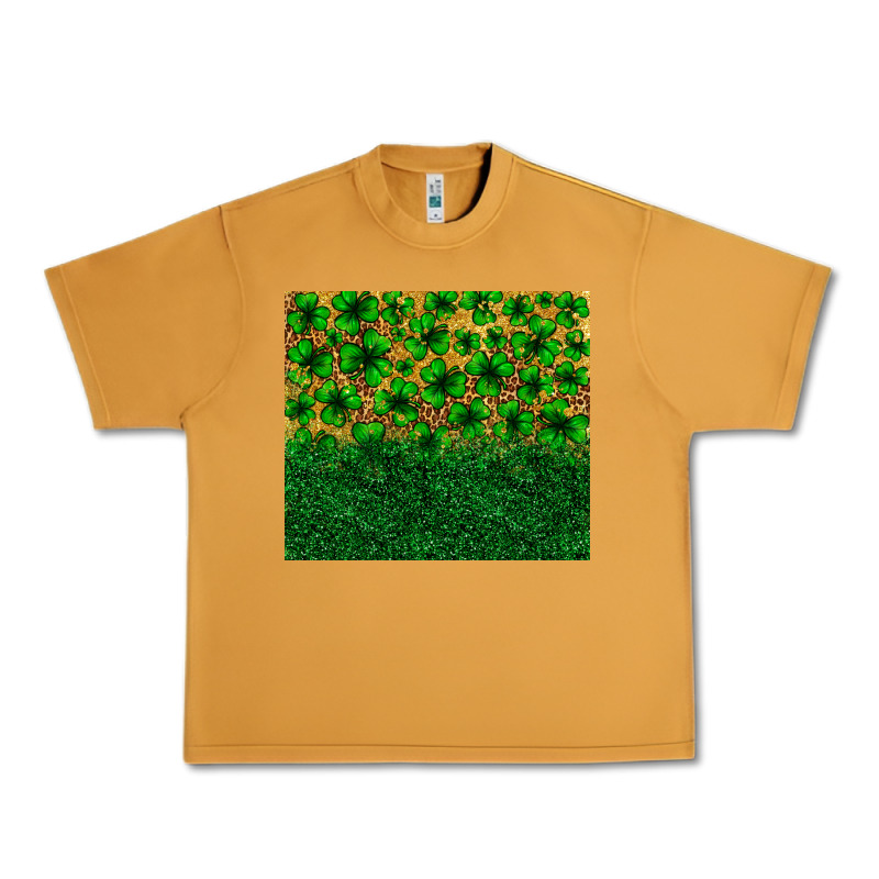 St. Patrick's Day Shamrock Leopard  Tumbler Urban Heavy Tee by Neo Western | Teevron