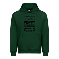 Forest Green Super Cool Poppy Of A Freaking Awesome Granddaugh Urban Hoodie - Bettercallsaul