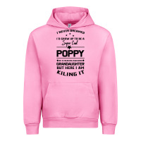 Fuchsia Pink Super Cool Poppy Of A Freaking Awesome Granddaugh Urban Hoodie - Bettercallsaul