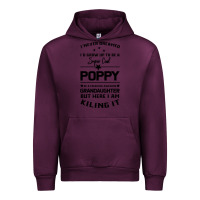 Mauve Wine Super Cool Poppy Of A Freaking Awesome Granddaugh Urban Hoodie - Bettercallsaul