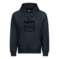 Navy Super Cool Poppy Of A Freaking Awesome Granddaugh Urban Hoodie - Bettercallsaul