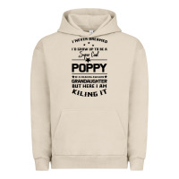 Pigment French Oak Super Cool Poppy Of A Freaking Awesome Granddaugh Urban Hoodie - Bettercallsaul
