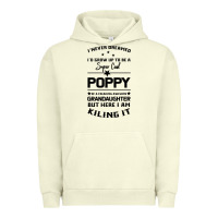 Pigment Pistachio Super Cool Poppy Of A Freaking Awesome Granddaugh Urban Hoodie - Bettercallsaul