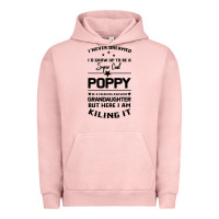 Pigment Salmon Super Cool Poppy Of A Freaking Awesome Granddaugh Urban Hoodie - Bettercallsaul