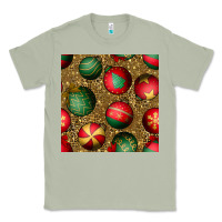 Matcha christmas ornaments and leopard seamless pattern Classic Tee - BundleAndBundleShop