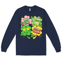 Navy lucky stay gold Long Sleeve Tee - Artiststas