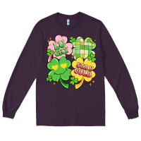 Plum lucky stay gold Long Sleeve Tee - Artiststas