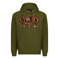 Army Green black the prime element melanin Premium Hoodie - LillyAllenDesigns