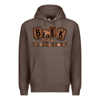 Coffee black the prime element melanin Premium Hoodie - LillyAllenDesigns
