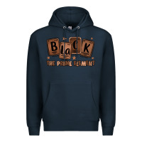 Navy black the prime element melanin Premium Hoodie - LillyAllenDesigns