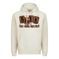Oatmeal Heather black the prime element melanin Premium Hoodie - LillyAllenDesigns
