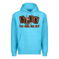 Ocean Blue black the prime element melanin Premium Hoodie - LillyAllenDesigns