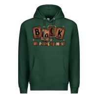 Sports Green black the prime element melanin Premium Hoodie - LillyAllenDesigns