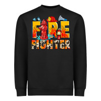 Black firefighter Heavyweight Sweatshirt - Zillion Design Studio