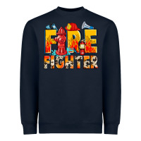 Navy firefighter Heavyweight Sweatshirt - Zillion Design Studio