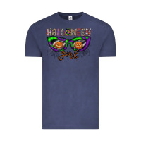 Vintage Denim halloween girl Vintage Tee - CowhideDigitalArt