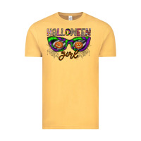 Vintage Mustard halloween girl Vintage Tee - CowhideDigitalArt